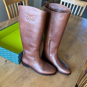 Tori Burch Palissandro Women’s Riding Brown Boots Size 9